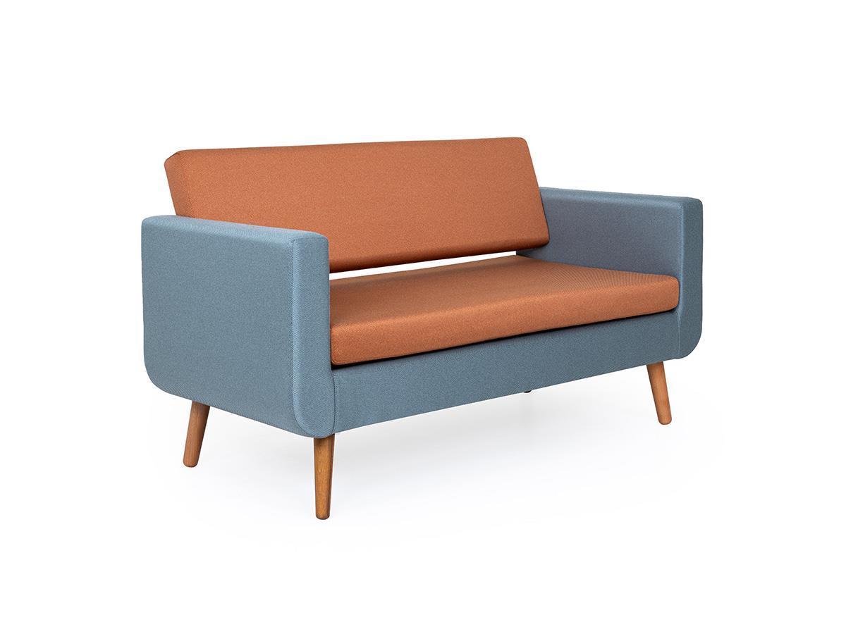 Soft Üçlü Kanepe Ahşap Ayaklı