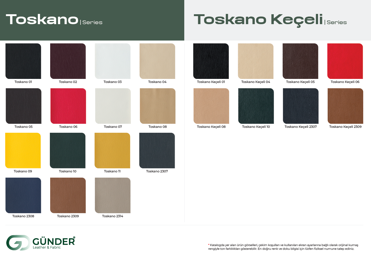 Toskano- Toskano Keçeli Serisi