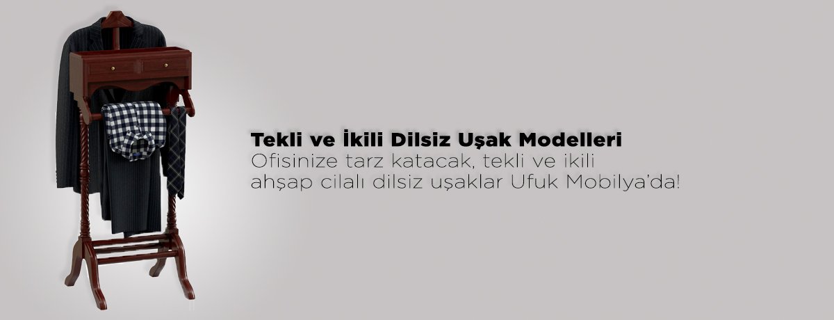 Tekli ve İkili Dilsiz Uşak Modelleri, Askılık ve Askılı Portmantolar