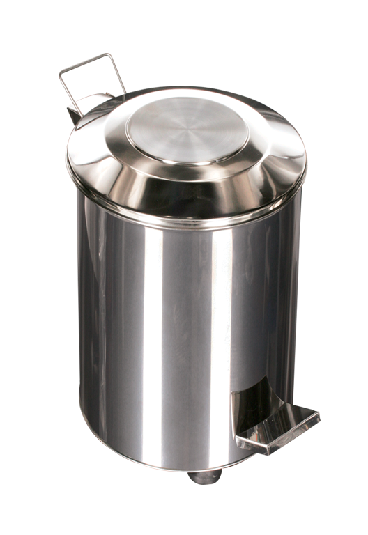 90 Litre Pedallı Paslanmaz Çöp Kutusu