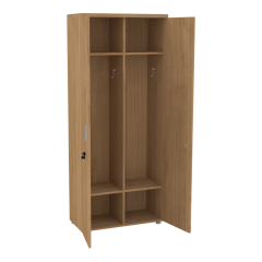 80x190’lık Ortadan Dikmeli Vestiyer Dolap (Derinlik 40 cm)