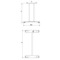 Ladin Ofis Masa Ayağı