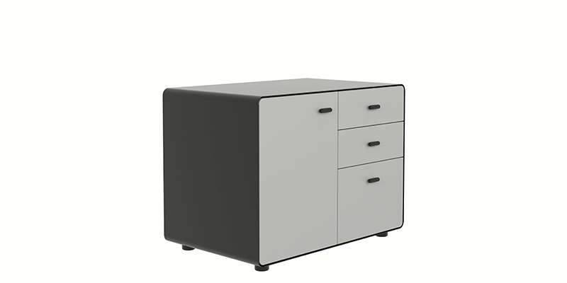 Metal Gövdeli Etejer 80cm