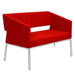 Retro İkili Kanepe Metal Ayaklı