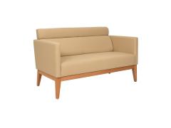 Pure İkil Kanepe Ahşap Ayaklı