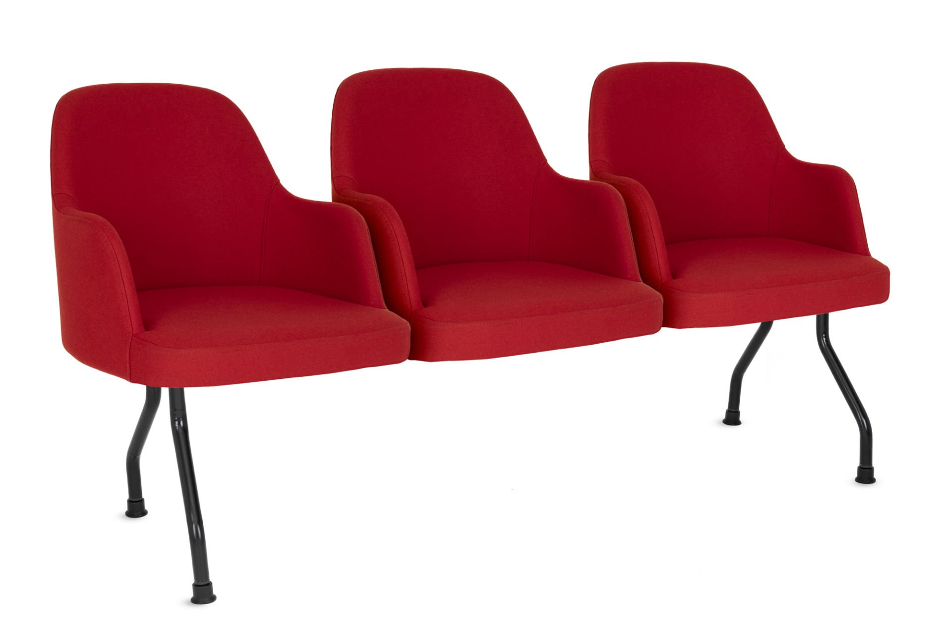 Zarif Üçlü Bekleme Koltuğu