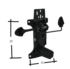 Çift kollu Kuyruklu mekanizma 25X15