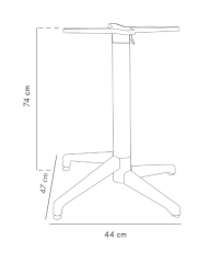 Moon Katlanır Masa Ayağı