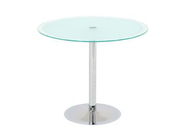 Yuvarlak Cam Toplantı Masası