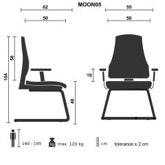 Moon Fileli Misafir Koltuğu