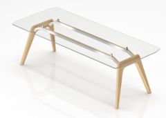 Penguen Cam Çalışma Masası