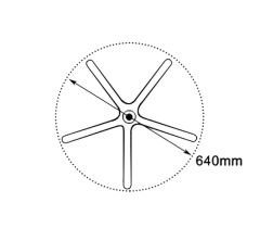 Plastik Yıldız Lüx Ayak