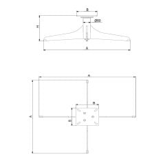 Şakrak Berjer Koltuk Ayağı Krom