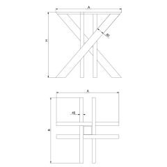 Söğüt Masa Ayağı