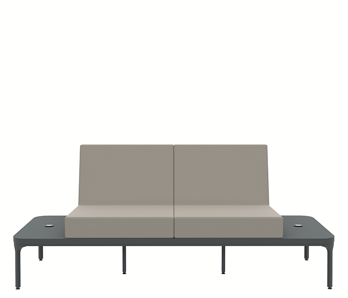 Beks İkili Bekleme Çift Sehpalı