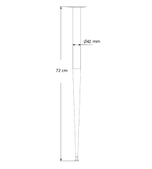 Çuha Masa Ayağı Krom