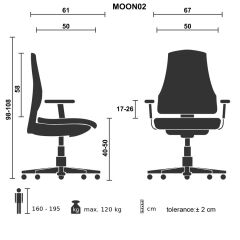 Moon Fileli Toplantı Koltuğu