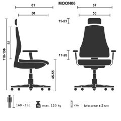 Moon Fileli Yönetici Koltuğu
