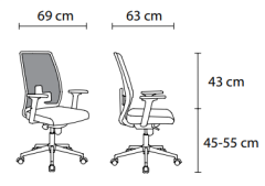Brown Çalışma Koltuğu