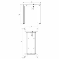Okaliptus Masa Ayağı