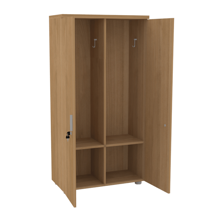 80x160’lık Ortadan Dikmeli Vestiyer Dolap (Derinlik 40 cm)