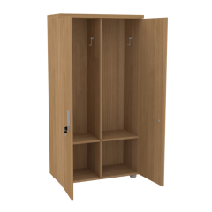 80x160’lık Ortadan Dikmeli Vestiyer Dolap (Derinlik 40 cm)