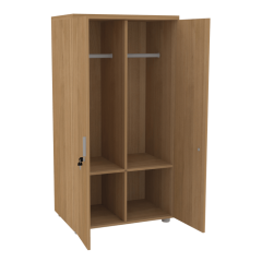 80x160’lık Ortadan Dikmeli Vestiyer Dolap (Derinlik 55 cm)