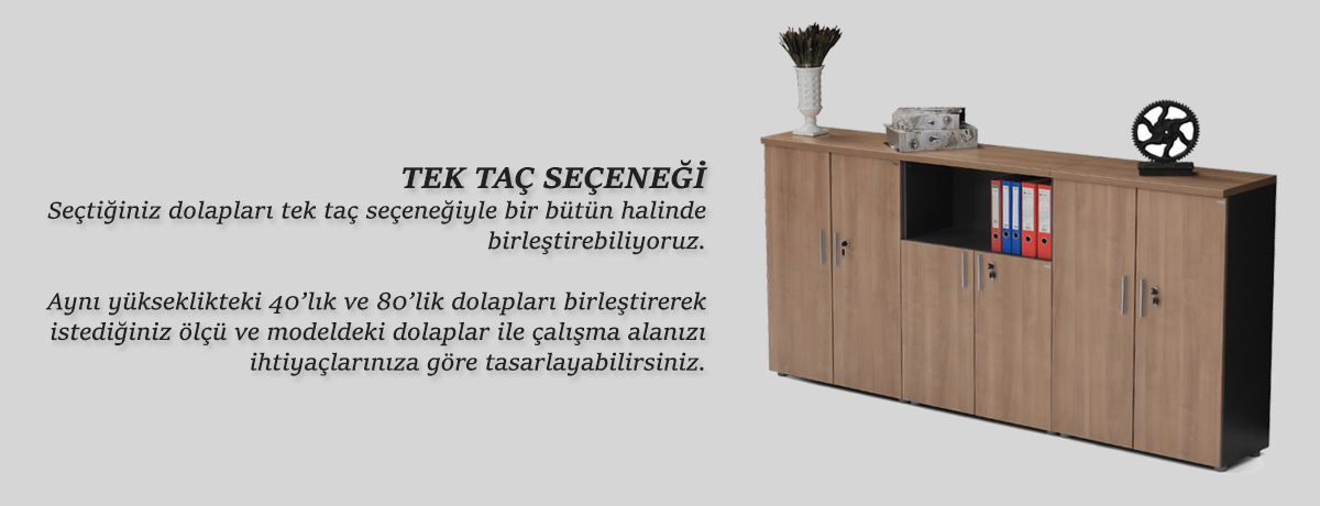 Dolaplarınızı tek taç halinde birleştiriyoruz.