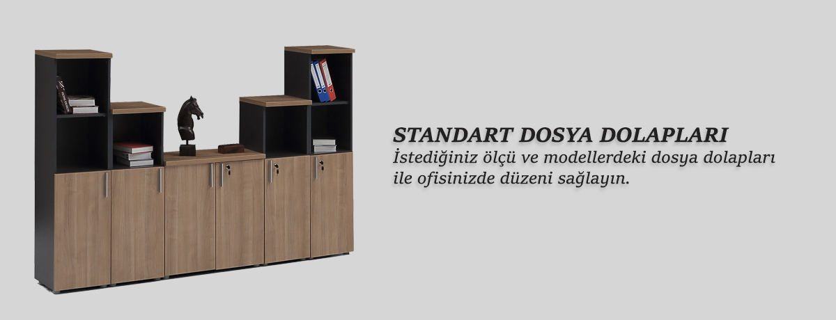 Standart dosya dolapları