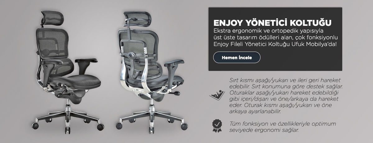 Enjoy Fileli Çalışma Yönetici Koltuğu